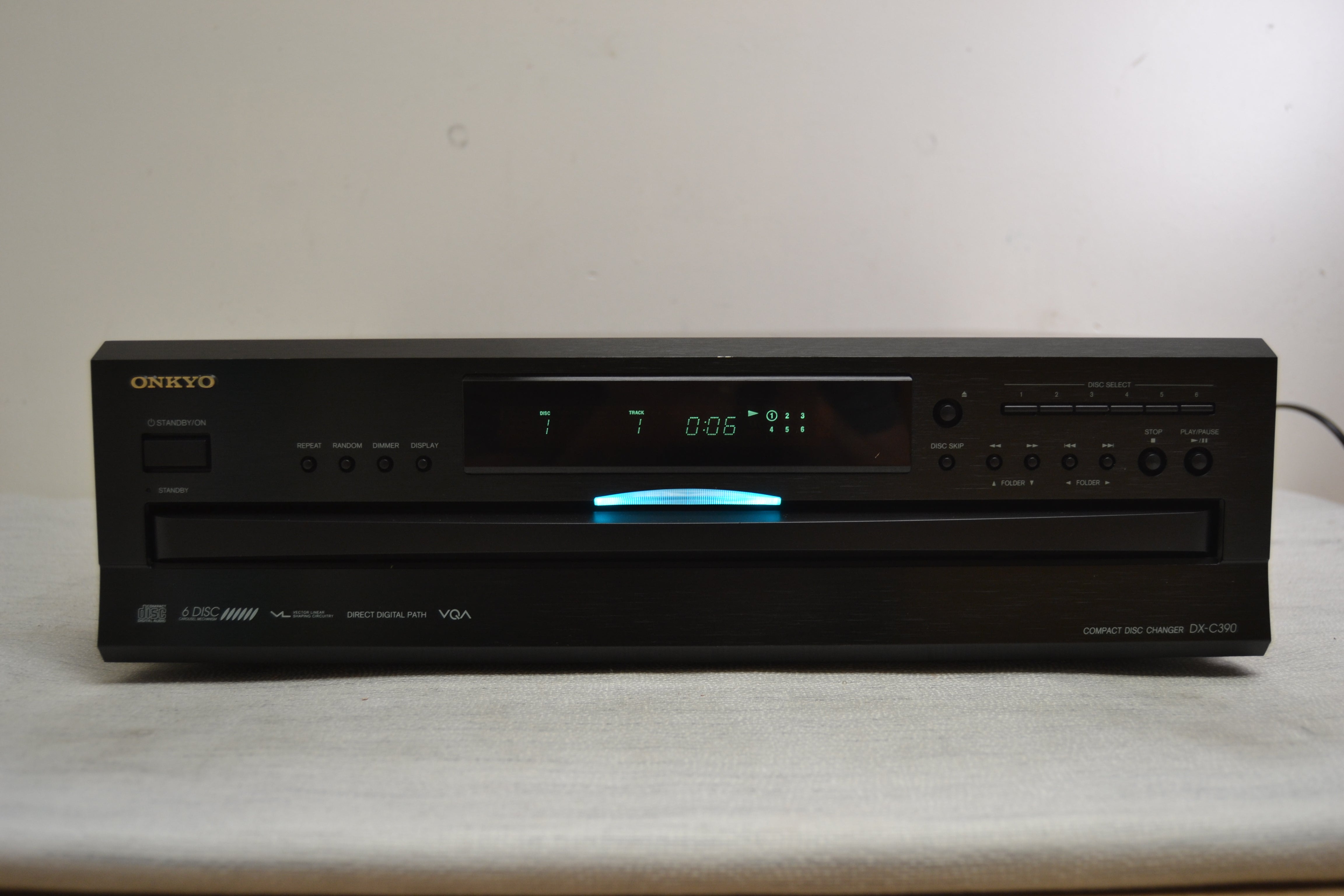 Onkyo DX-C390 Cd Carousel * 6 Discs * Fully Serviced * New Belts