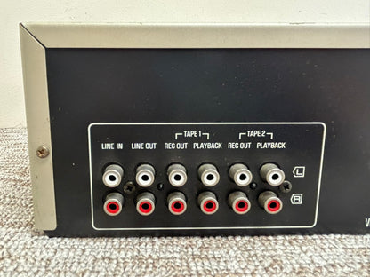 Technics SH-8055 Stereo Graphic Equalizer with Spectrum Analyzer and Technics RP-3215E Condenser Microphone * Fully Serviced