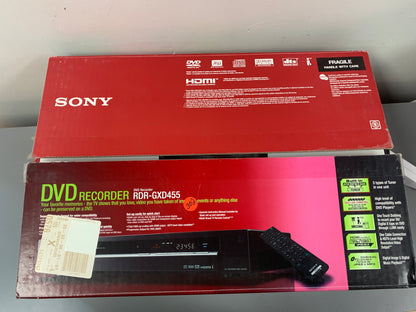 Sony RDR-GXD455 DVD Recorder * Original Box