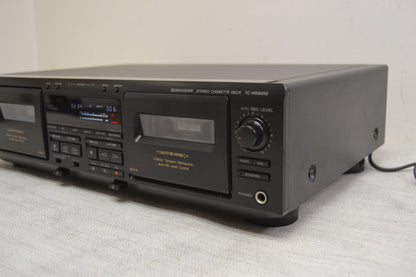 Sony TC-WE605S Double Cassette Deck * Fully Serviced * New Belts