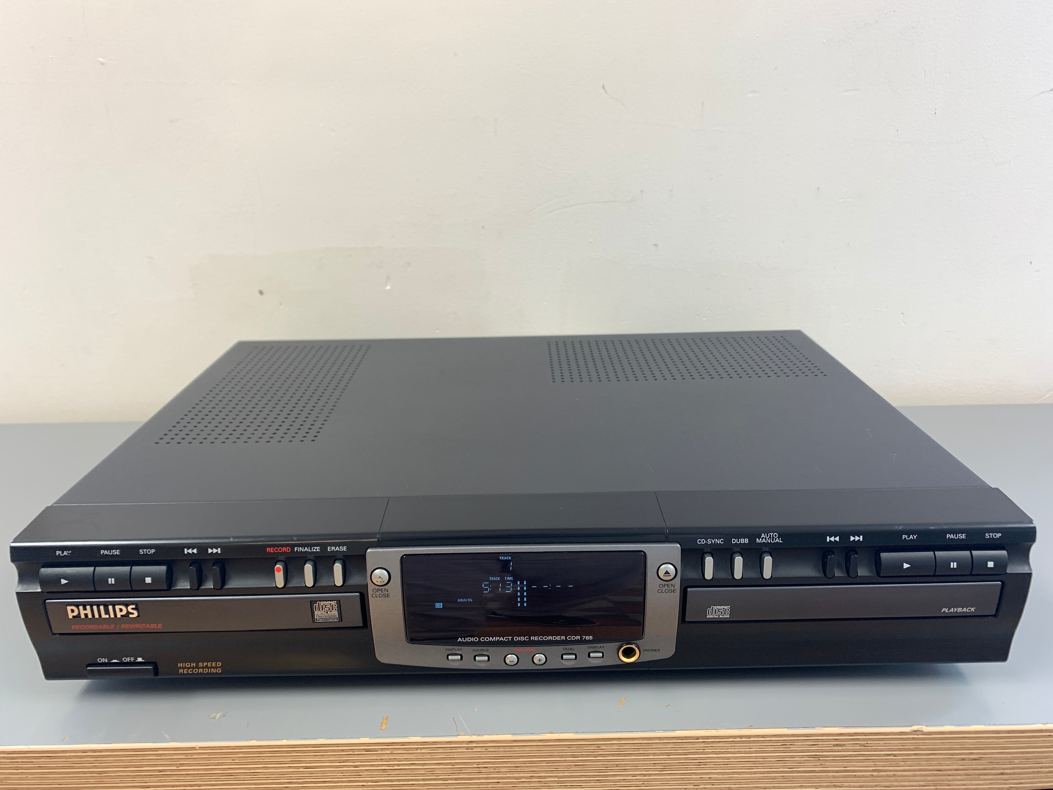Philips CDR 765 CD Player/Recorder – The Turntable Store