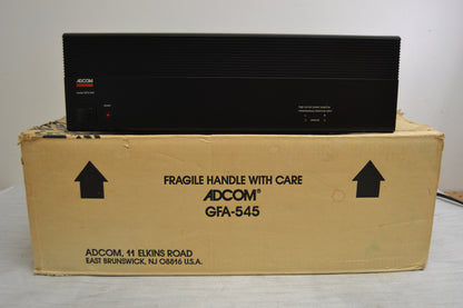 Adcom GFA-545 Stereo Power Amplifier * 100W RMS * Box