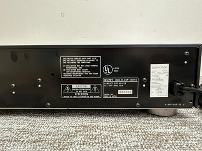 Sony CDP-X229ES Single CD Player * Fully Serviced * New Belts