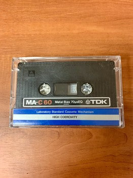 TDK MA-C 60 Metal bias High Coercivity cassette