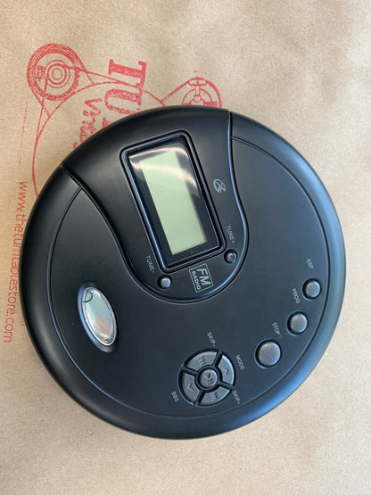 GPX PC332B Portable CD Player w/ Protective Case Logic Carrier with 3.5mm Audio Jack