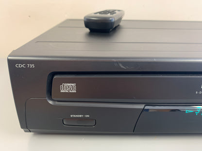 Philips Magnavox CDC735 CD Carousel 5 Disc * Remote