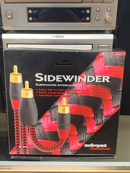 Audioquest CinemaQuest Sidewinder Interconnect Cord (6m)