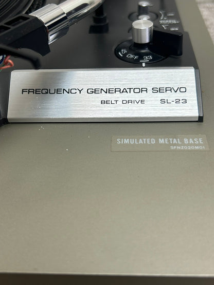 Technics SL-23 Belt Drive Turntable * Manual * Fully Serviced *