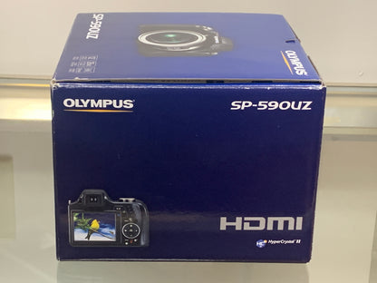 Olympus SP-59OUZ Digital Camera Bundle w/Accessories & Original Box