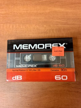 1995-96 Memorex dB Blank Cassette 90 mins
