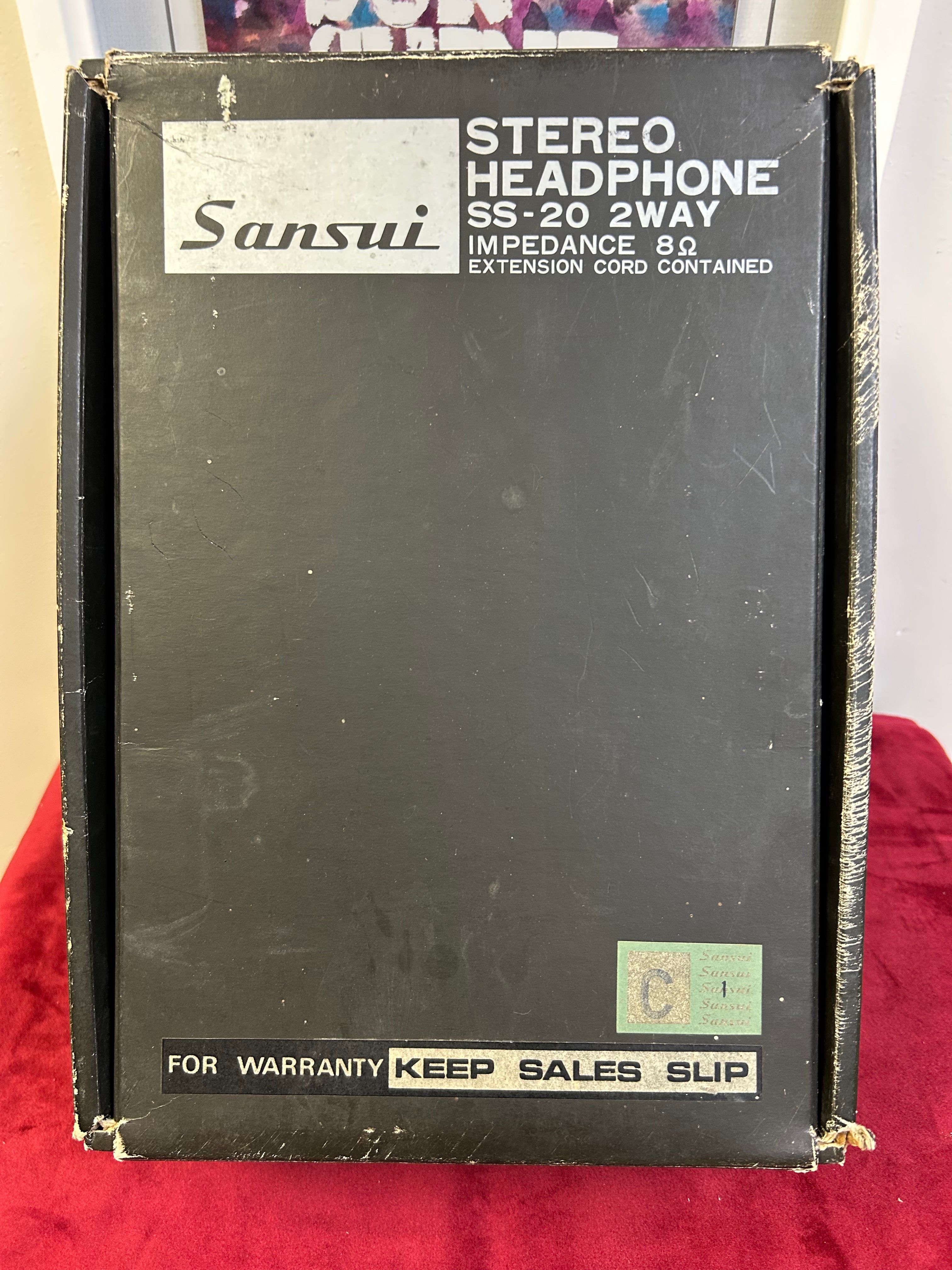 Sansui  SS-20 2way Headphone w/ Box
