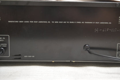 Kenwood KX-600 Single Cassette Deck * Fully Serviced * New Belts * Box * Manual