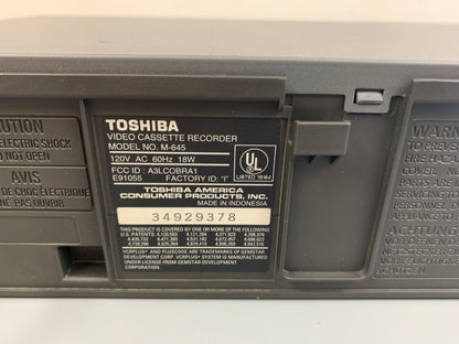 Toshiba M-645 VHS Player