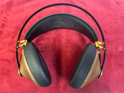 Meze Audio Headphones 99 Classics Gold Over Ear Headphones Walnut Gold NEW OPEN BOX