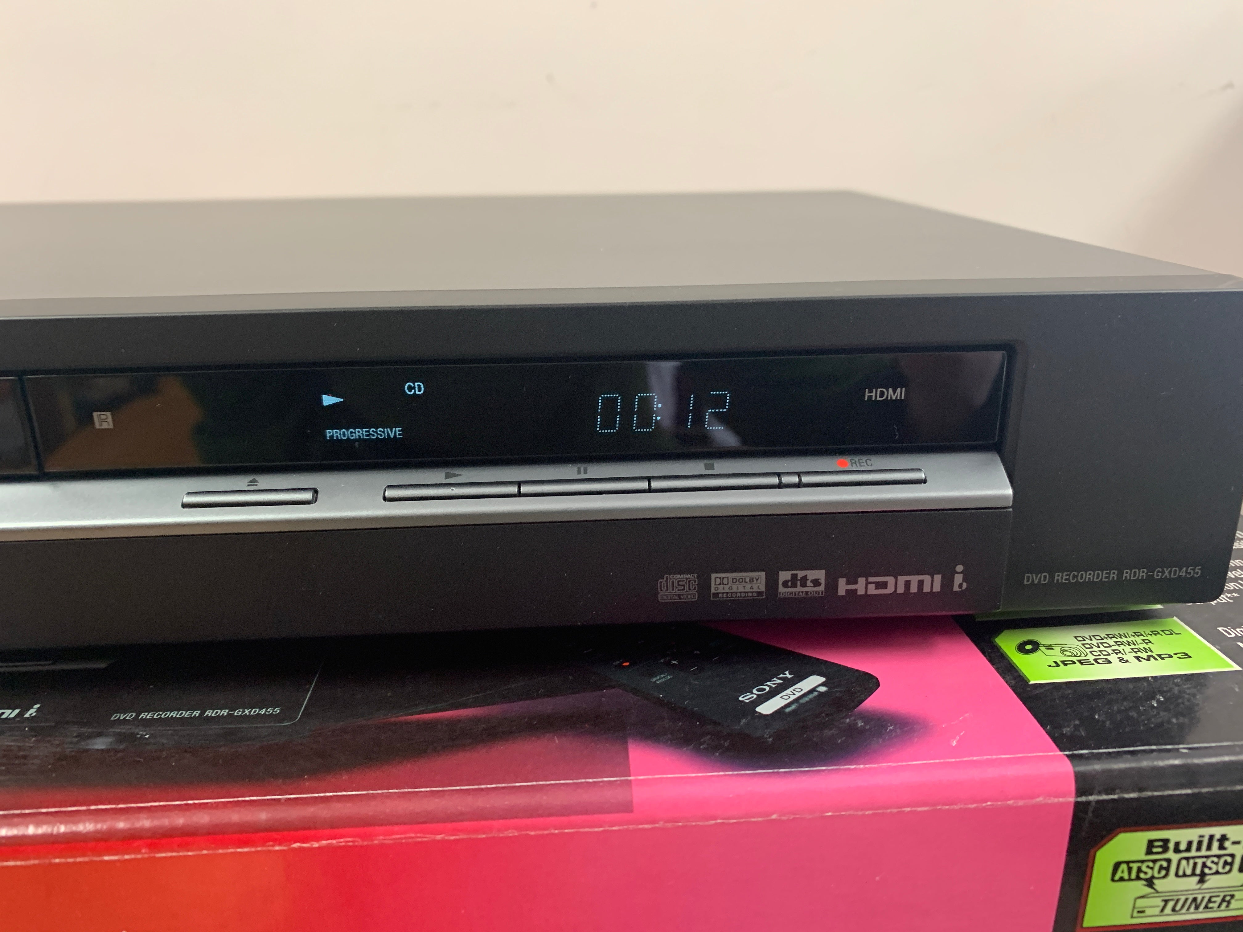 Sony RDR-GXD455 DVD Recorder * Original Box – The Turntable Store