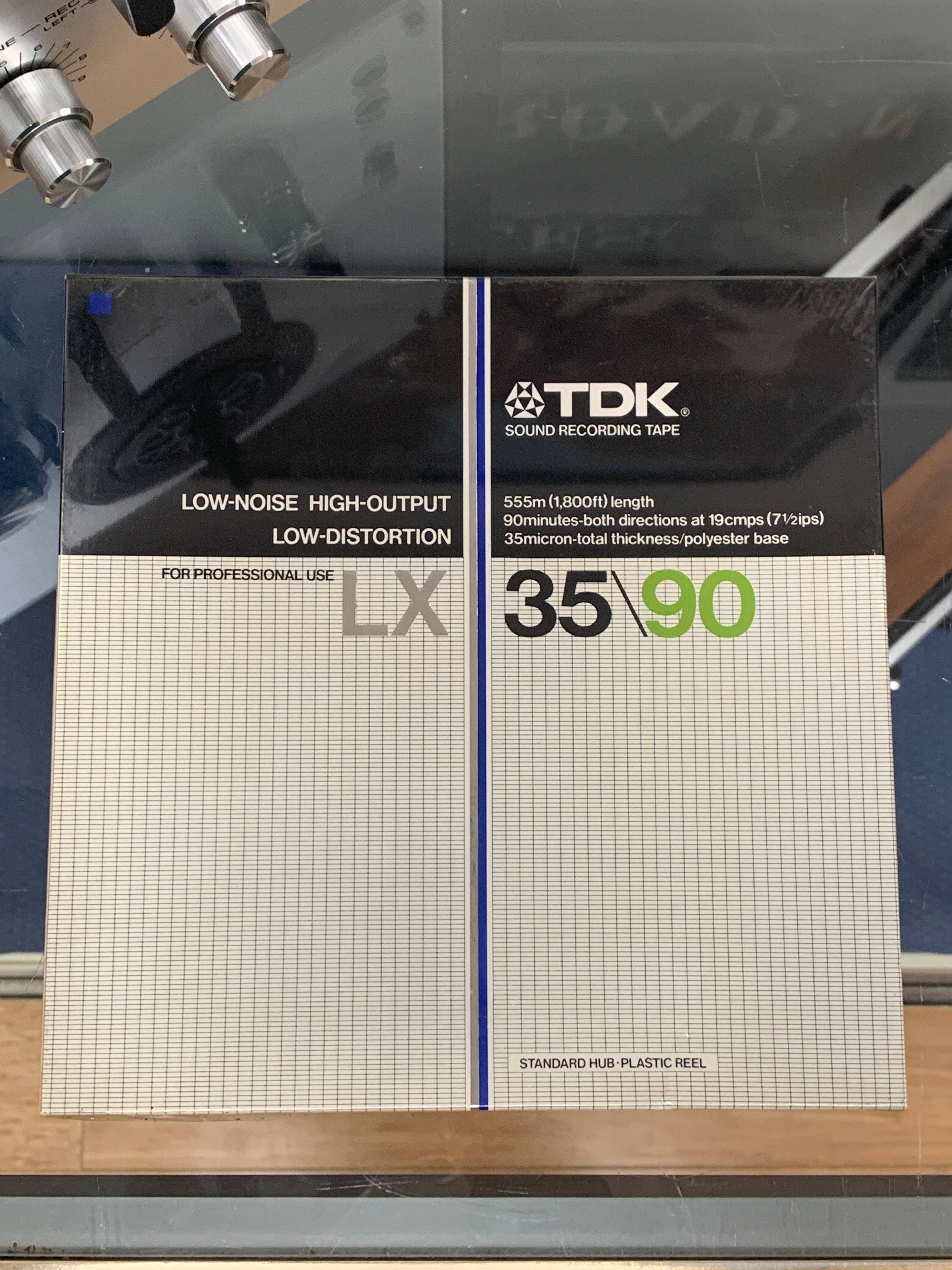 TDK 10 inch 34/90 Recording Tape Plastic Reel 1800ft * New Old Stock