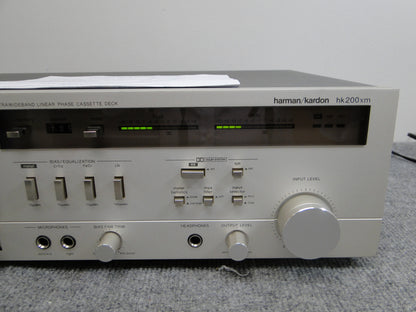 Harman Kardon HK200XM Single Cassette Deck * Fully Serviced * New Belts
