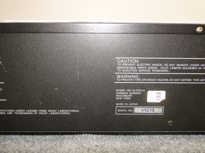 Harman Kardon HK200XM Single Cassette Deck * Fully Serviced * New Belts