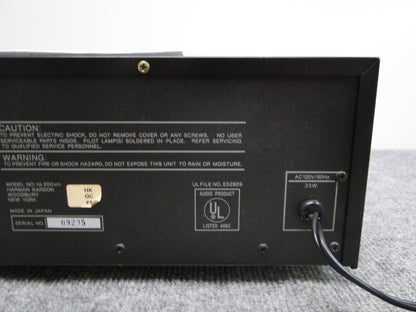 Harman Kardon HK200XM Single Cassette Deck * Fully Serviced * New Belts