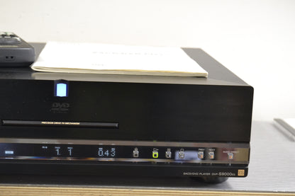 Sony DVP-9000es DVD/SACD/CD Player * Remote Control * Manual