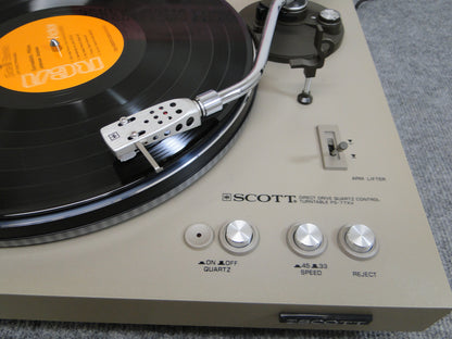 Scott PS-77XV Direct Drive Turntable * New Audio Technica AT3600 Cartridge
