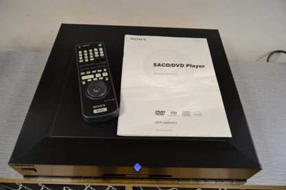 Sony DVP-9000es DVD/SACD/CD Player * Remote Control * Manual