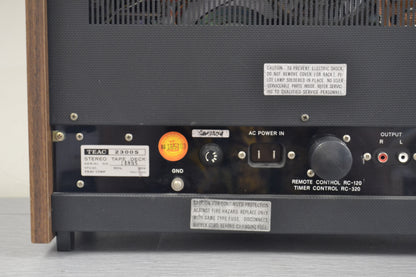 Teac A2300S Reel to Reel Recorder 7 Inch