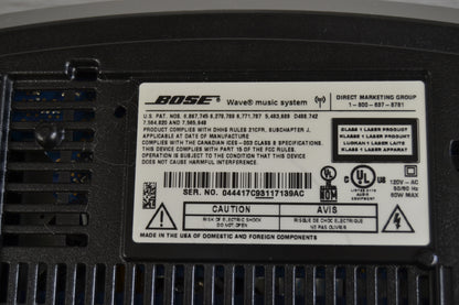 Bose Wave Music System * Remote * Manual