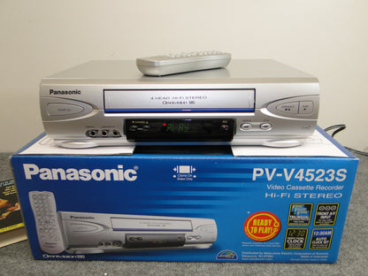 Panasonic PV-4523S Video Cassette recorder * Box * Remote