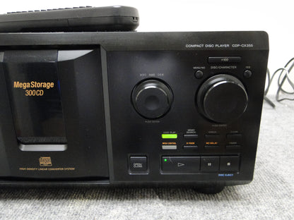 Sony CDP-CX355 CD Carousel 300 Discs * Remote * Box
