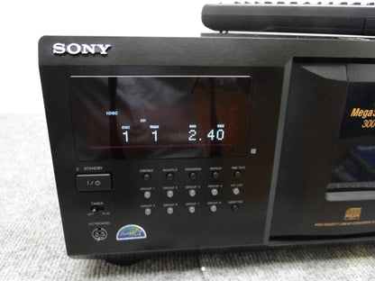 Sony CDP-CX355 CD Carousel 300 Discs * Remote * Box
