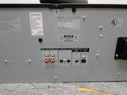 Sony CDP-CX355 CD Carousel 300 Discs * Remote * Box