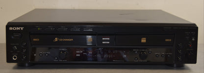 Sony RCD-W500C CD Changer 5 Discs & CD Recorder Dual Deck