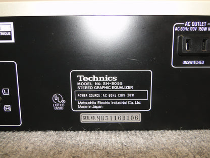 Technics SH-8055  Stereo Graphic Equalizer (1983-89)