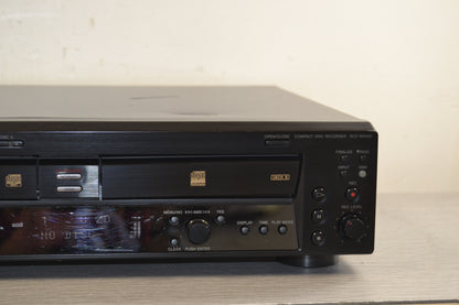 Sony RCD-W500C CD Changer 5 Discs & CD Recorder Dual Deck