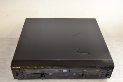 Sony RCD-W500C CD Changer 5 Discs & CD Recorder Dual Deck