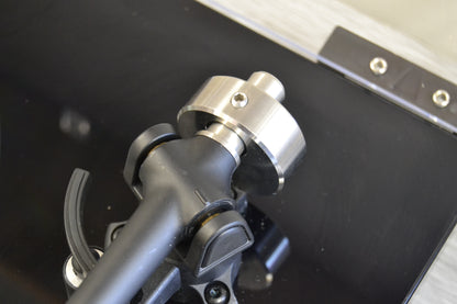 Rega P2 Turntable * Rega RB220 Tone Arm * Groove Tracer Subplatter * Upgraded Steel Counterweight and Stub