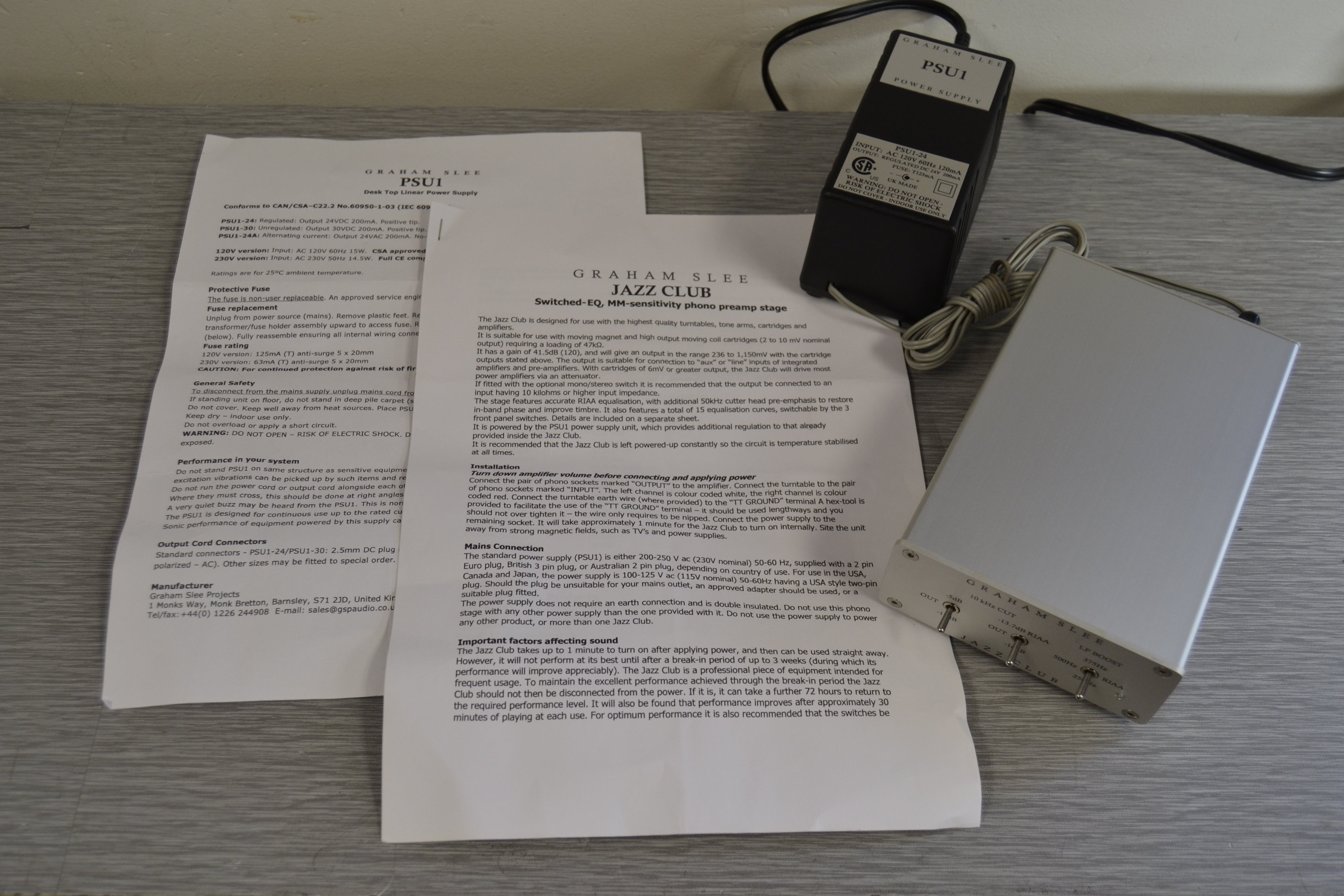 Graham Slee JAZZ CLUB Phono Stage