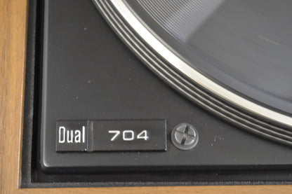 Dual 704 Direct Drive Turntable with Shure M95E Cartridge & Good OEM Shure Stylus