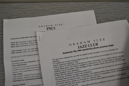 Graham Slee JAZZ CLUB Phono Stage