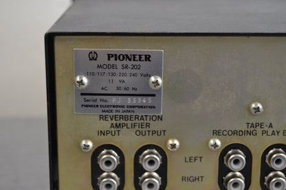 Pioneer SR-202  Reverberation Amplifier * Serviced