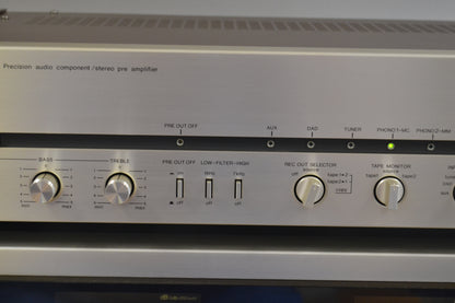 Denon Combo - PRA-1000 Preamplifier - POA-1500 Power Amplifier 150W RMS