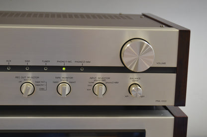 Denon Combo - PRA-1000 Preamplifier - POA-1500 Power Amplifier 150W RMS