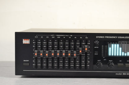 BSR EQ-3000 Graphic Equalizer with Spectrum Analyzer and Pink Noise