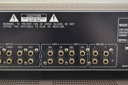 Denon Combo - PRA-1000 Preamplifier - POA-1500 Power Amplifier 150W RMS
