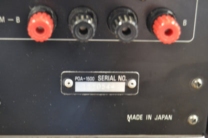 Denon Combo - PRA-1000 Preamplifier - POA-1500 Power Amplifier 150W RMS