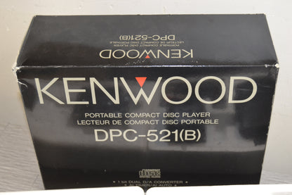 Kenwood DPC-521 Portable CD Player * Remote * Box * Accessories