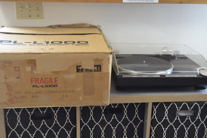 Pioneer PL-1000 Linear Tracking Turntable - Audio Technica AT90 - Original Box
