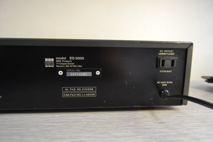 BSR EQ-3000 Graphic Equalizer with Spectrum Analyzer and Pink Noise