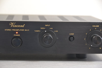 Vincent SA-31 Hybrid Stereo Preamplifier (2003-18)
